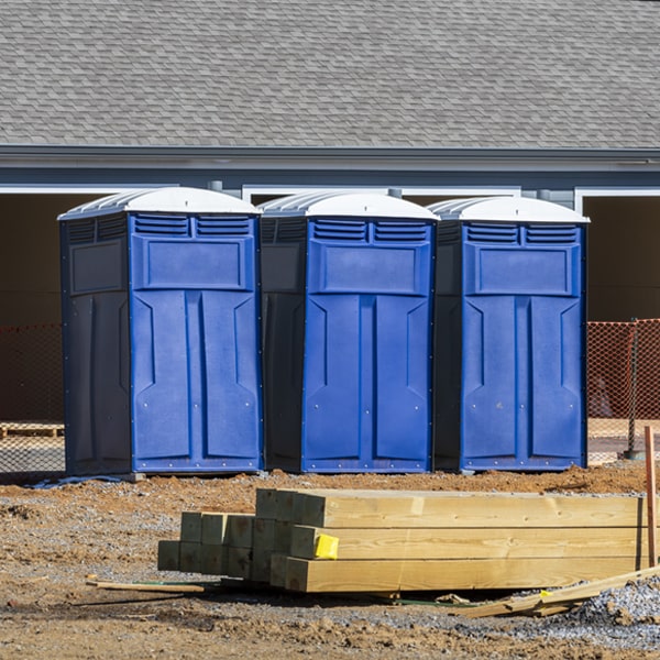 is there a specific order in which to place multiple porta potties in Bern PA